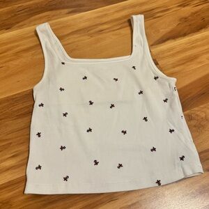 Old Navy | Square Neck White Tank